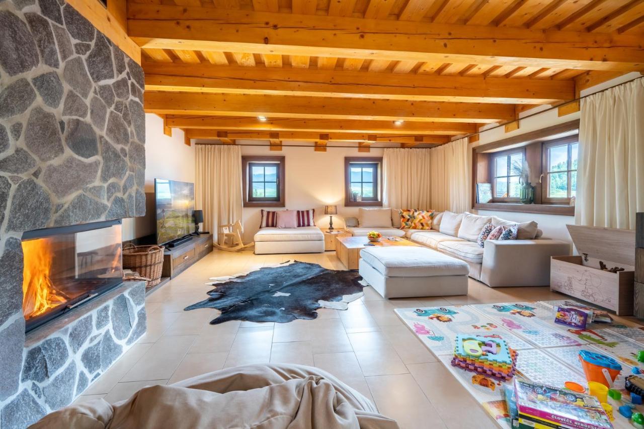 Wellness Drevenica Zuberec, 3 Apartmany, 2 Studia, Tatranske Stity Z Terasy Exteriör bild
