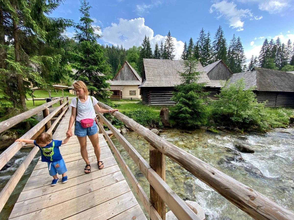 Wellness Drevenica Zuberec, 3 Apartmany, 2 Studia, Tatranske Stity Z Terasy Exteriör bild